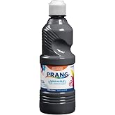 Prang Washable Tempera Paint, Black, 16 Oz., 1 Count | Perfect for painting, art lessons, crafts and creative projects