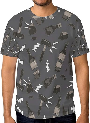 camiseta rota hombre