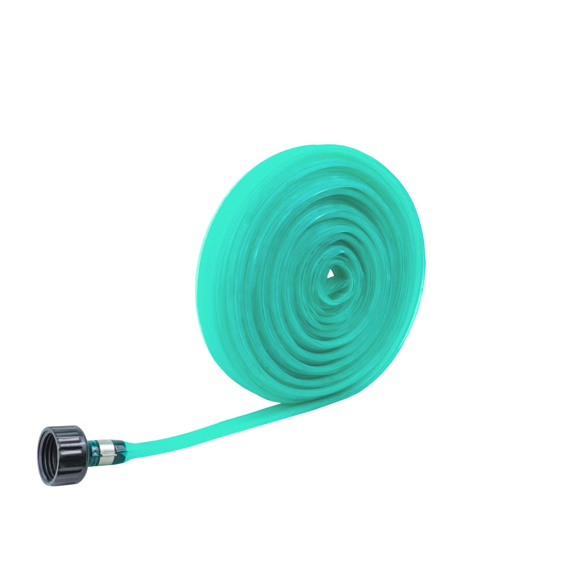 Photo 1 of FLORIAX Heavy Duty Sprinkler and Soaker Hose Ground Soaker Garden Hose Savings 70% Water Dripping Water Hose Perfect for Garden Flowers Beds, 25FT, Green