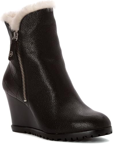 michael kors wedge boots