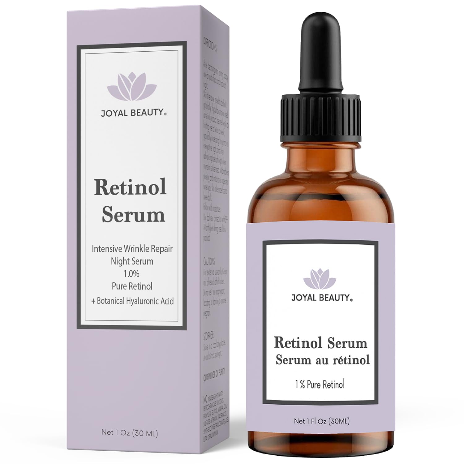 Joyal Beauty Organic Retinol Serum for Face Skin Eyes