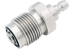 VAVOGER DIN Adapter with 8mm Quick Disconnect Fitting for Paintball Fill Station