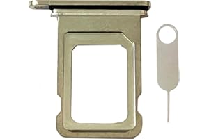 Sim Card Tray Slot Holder Replacement Part for iPhone 15 Pro 15 Pro Max, Incl Card Ejector pin (Natural Titannium)