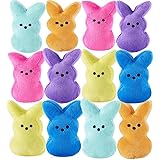 Xiphist 12pcs Easter Bunny Plush Toys Decorations Cute Animal Bunny Stuffed Doll Easter Basket Stuffers Gift for Kids,Rabbits