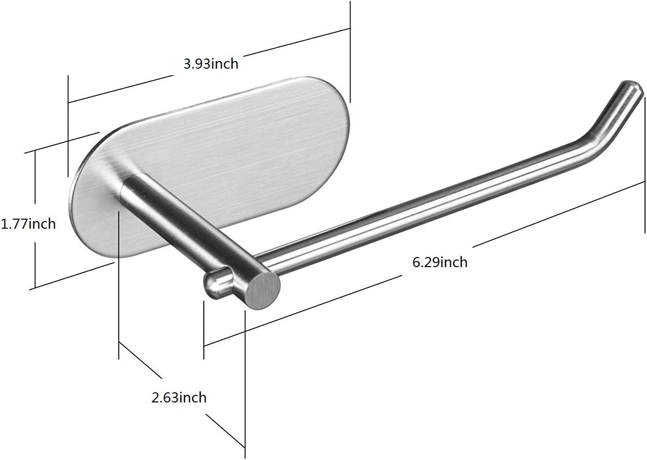 ZUNTO Towel Ring Self Adhesive Hand Towel Holder for Bathroom Kitchen Hand Towel Bar No Drilling SUS 304 Stainless Steel Brushed: Home & Kitchen