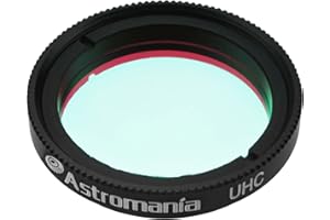 Astromania 1.25" UHC (Ultra High Contrast) Filter - Superb Views of The Orion, Lagoon, Swan and Other Extended Nebulae