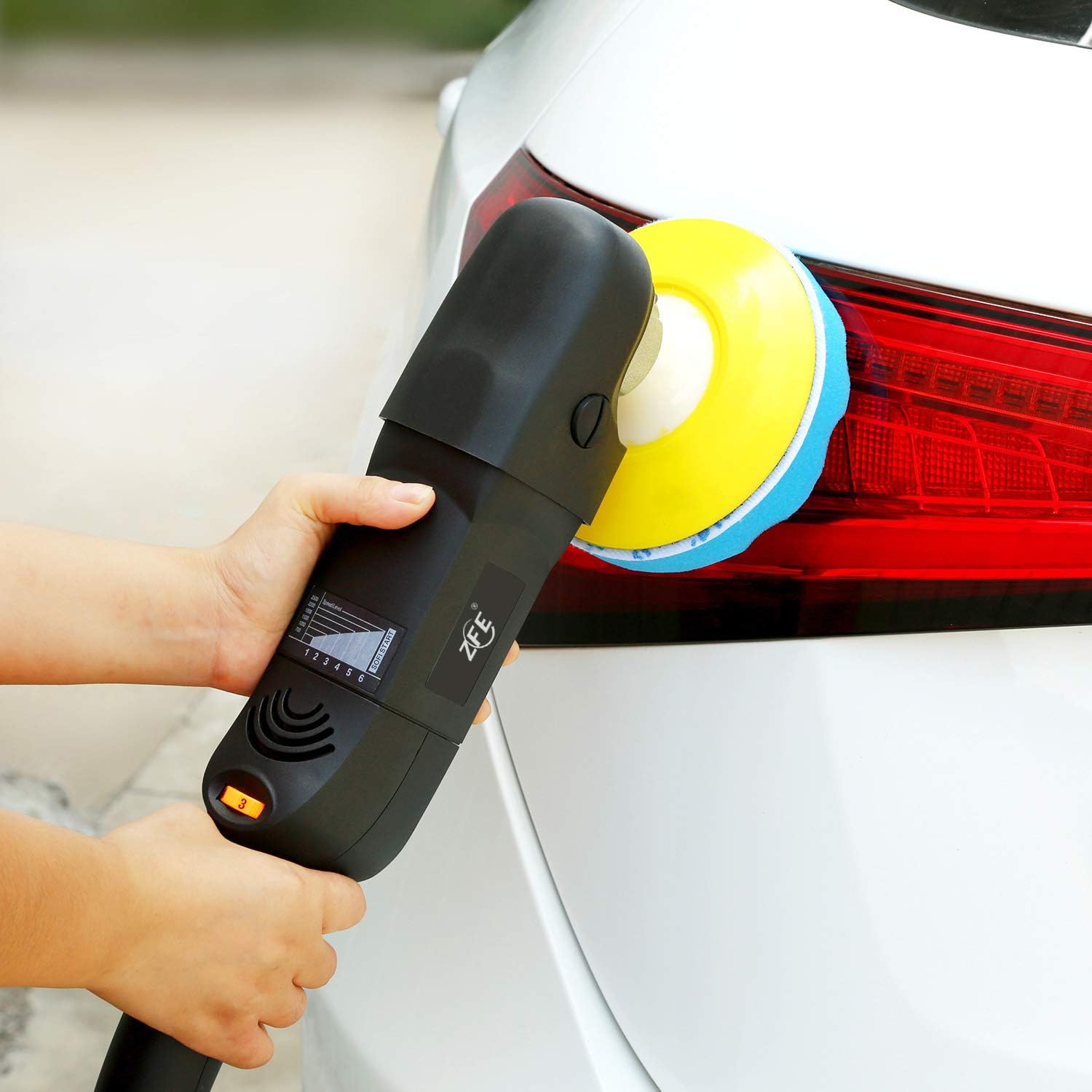 Polishing Pads, ZFE 6Pcs 6"(150mm) Waffle Foam Buffing Pads Polishing Pads Wool Pad Kit for RO/DA Car Polisher Boat Polishing: Home Improvement