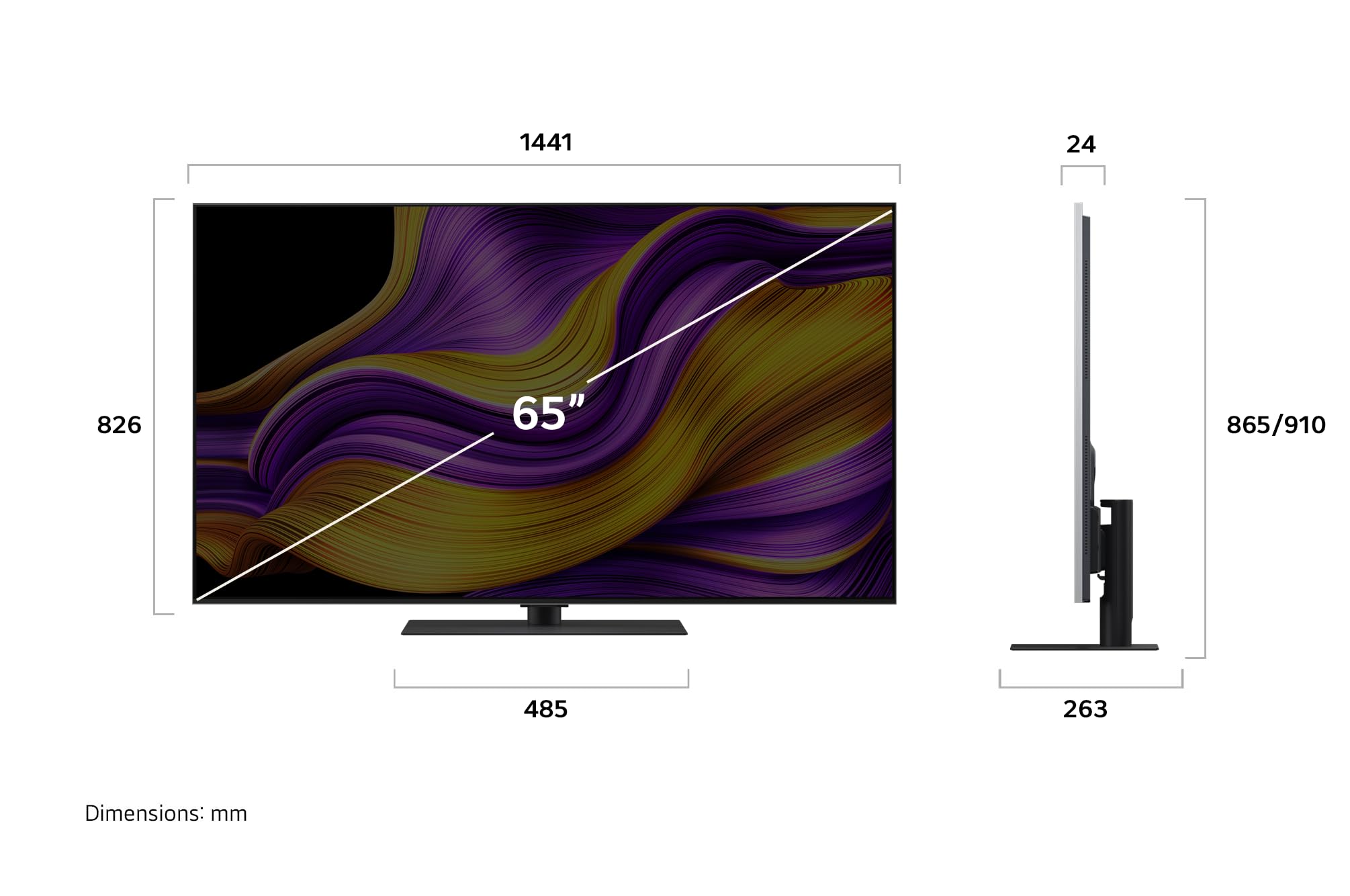 LG OLED65G59LS TV 65 Zoll (165 cm) 4K OLED evo AI TV (α11 Gen2 4K AI Prozessor, webOS 25, 120Hz (VRR bis zu 165Hz)) [Modelljahr 2025] 7