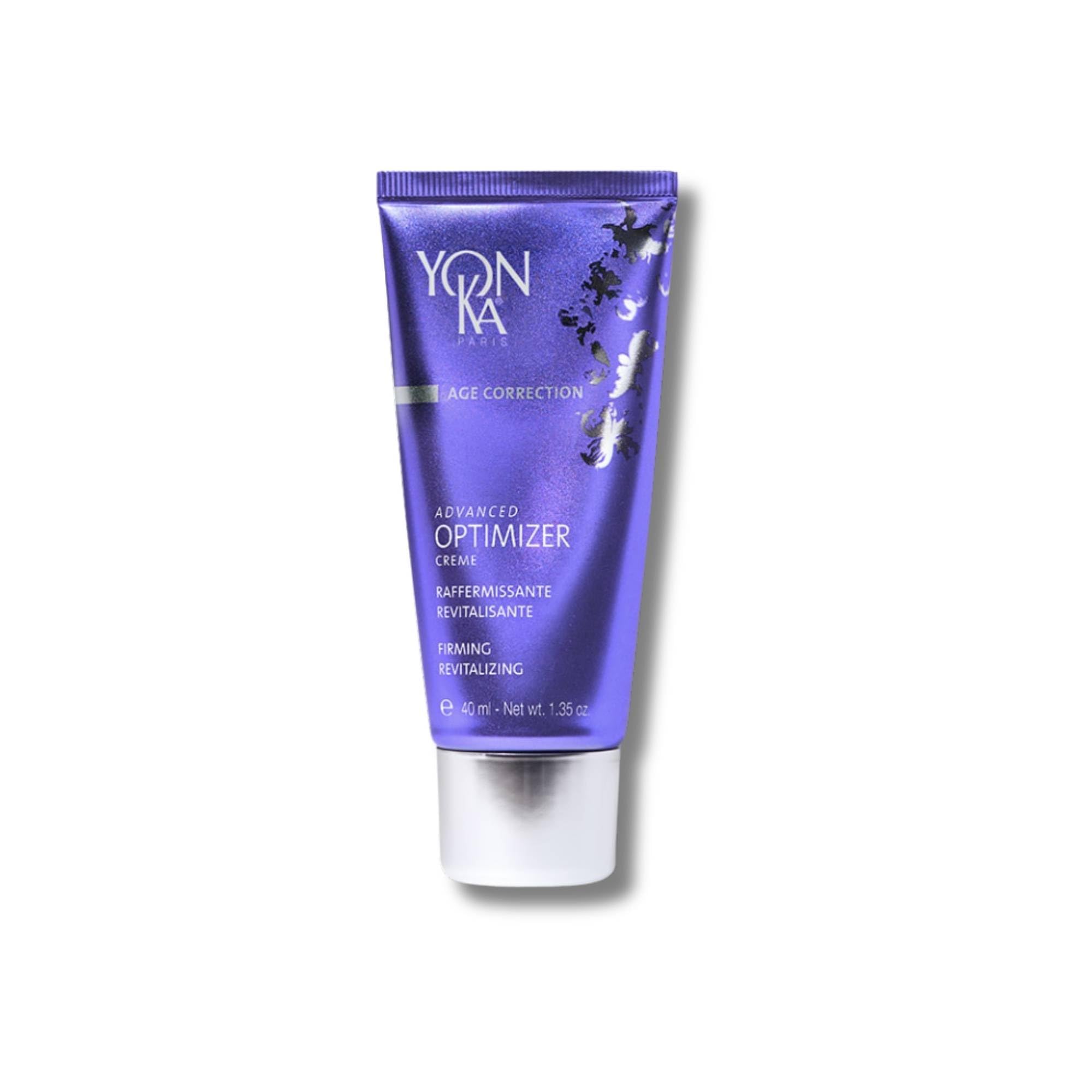 Yon-Ka Advanced Optimizer Anti-Ageing Day Cream 40ml | Firm and Lift Face Skin, With Marine Collagen and Hyaluronic Acid | Dermatologically Proven Results ! 89% Natural Origin