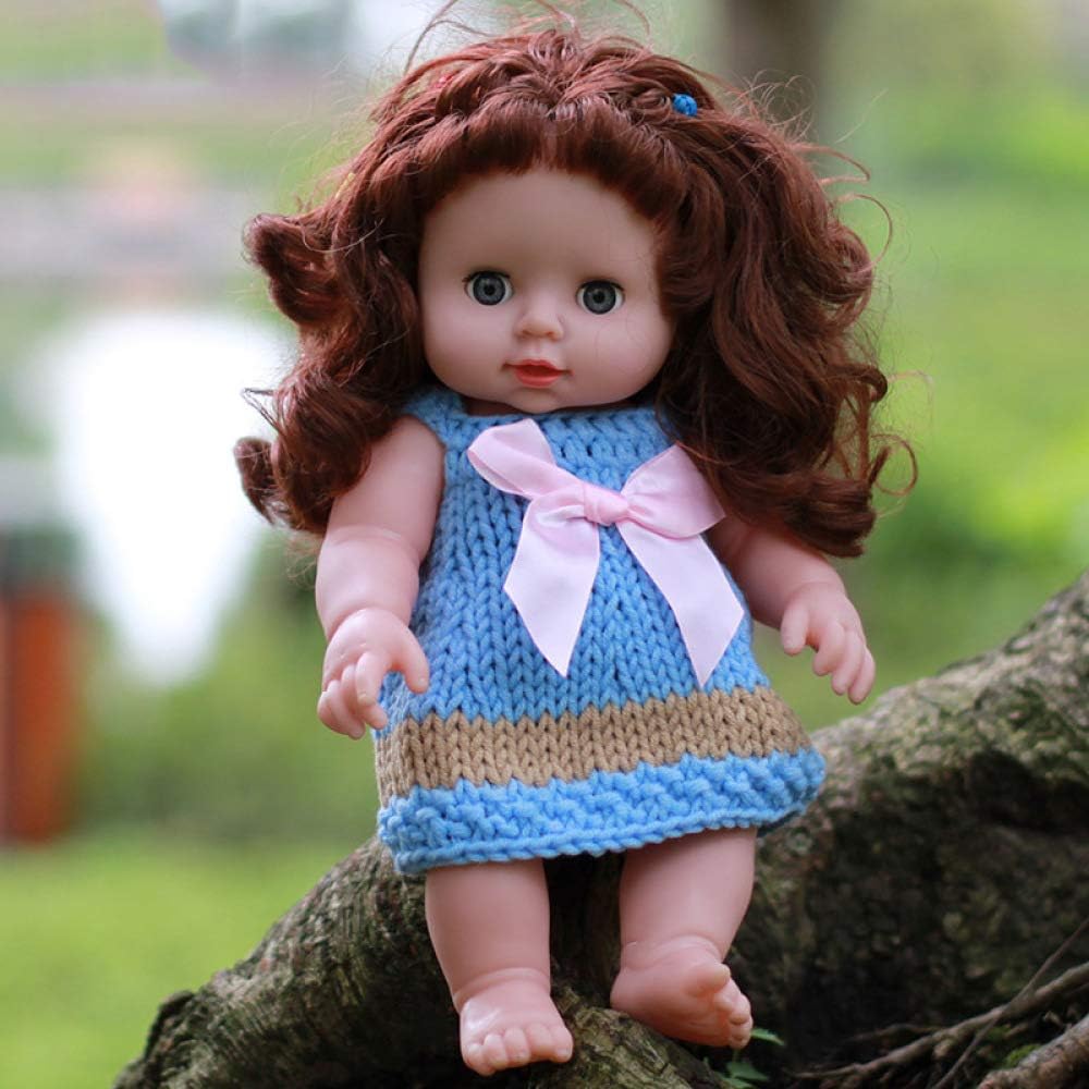 Prezzo ZBYY Bambole Reborn Silicone Morbido con Occhi Aperti Reborn Doll Mini Regalo di Natale di Compleanno 30cm 12 Pollici,C Offerte