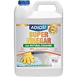 ADIOS! 30% Vinegar for Cleaning Home - 1 Gallon All Purpose Vinegar, Thirty Percent Concentrate Makes 6X Gallons of White Cle