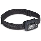 BLACK DIAMOND Cosmo 350 Headlamp, AAA Powered, Dimmable Bright, BD Graphite | 350 lumens, red night vision, dual-fuel compatibility, BD 1500 battery compatible, for hiking, camping, emergencies