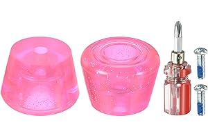 PATIKIL Roller Skate Toe Stops with Screwdriver 82A Rubber Brake Stoppers Block for Roller Skate Accessories Replacement