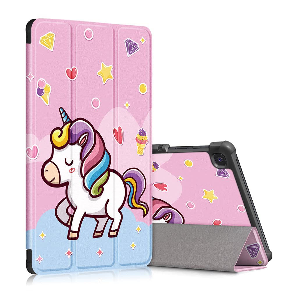 TOPCASE Case Compatible With Samsung Galaxy Tab A7 Lite 8.7" 2021 SM-T220/SM-T225 Tablet Cover-Ultra Slim Lightweight Stand Magnetic Shell,Unicorn