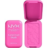 NYX Professional Makeup Buttermelt Blush, Buttery Soft Powder Blush, Up to 12 H Wear, Fade & Transfer Resistant, With Mango, 