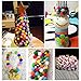 Acerich 1400 Pieces Assorted Pom Poms, Including 1100 Pcs Multicolor Pom Pom Balls Art Crafts, 4 Sizes Wiggle Googly Eyes, 200 Pcs Glitter Pompoms for DIY Creative Decorations (1400 Pcs(Multicolor1))