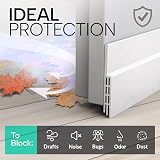 Vellure 5x Premium Door Draft Excluder Strip 2" x 39" Silicone Adhesive view 3