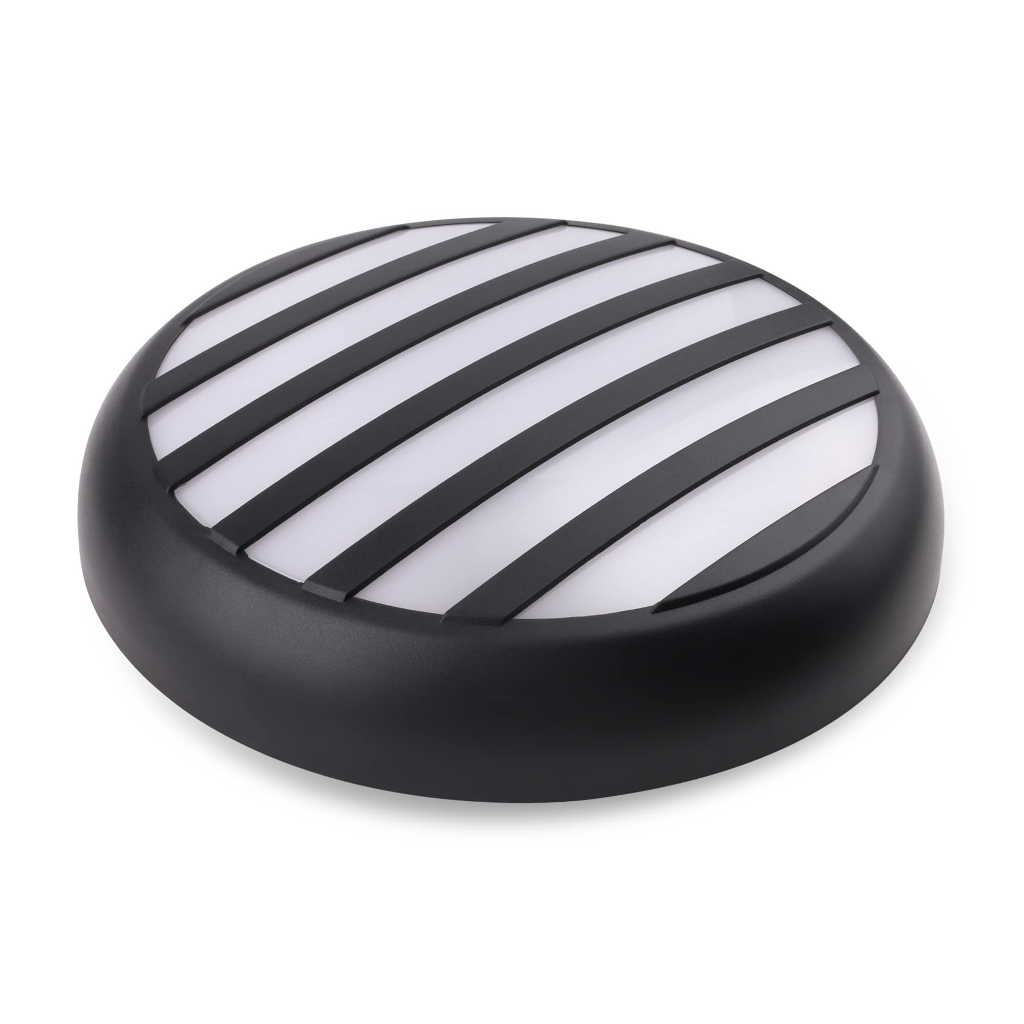 Bright Source Black Grill Bezel Accessory for 9W 14W 18W LED All-in-One Switchable Wattage & Colour Temperature 2D Polo Bulkhead Luminaire Wall & Ceiling Fitting (Not Included)