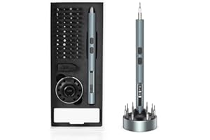 ORIA Electric Screwdriver Set, 52 in 1, Cordless, Power Screw Driver with 4 Adjustable Torque, Rechargeable, LED Lights, for 