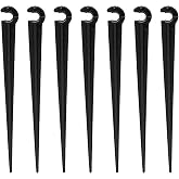 cozyou 50 Pcs Irrigation Support Stakes for 1/4-Inch Tubing Hose