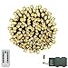 Battery Operated String Lights - 72ft 200 LED String Lights 8 Mode Outdoor String Lights Twinkle Lights with Timer for Christmas Tree, Wreath, Holiday, Garden, Party, Wedding Decor, Warm White