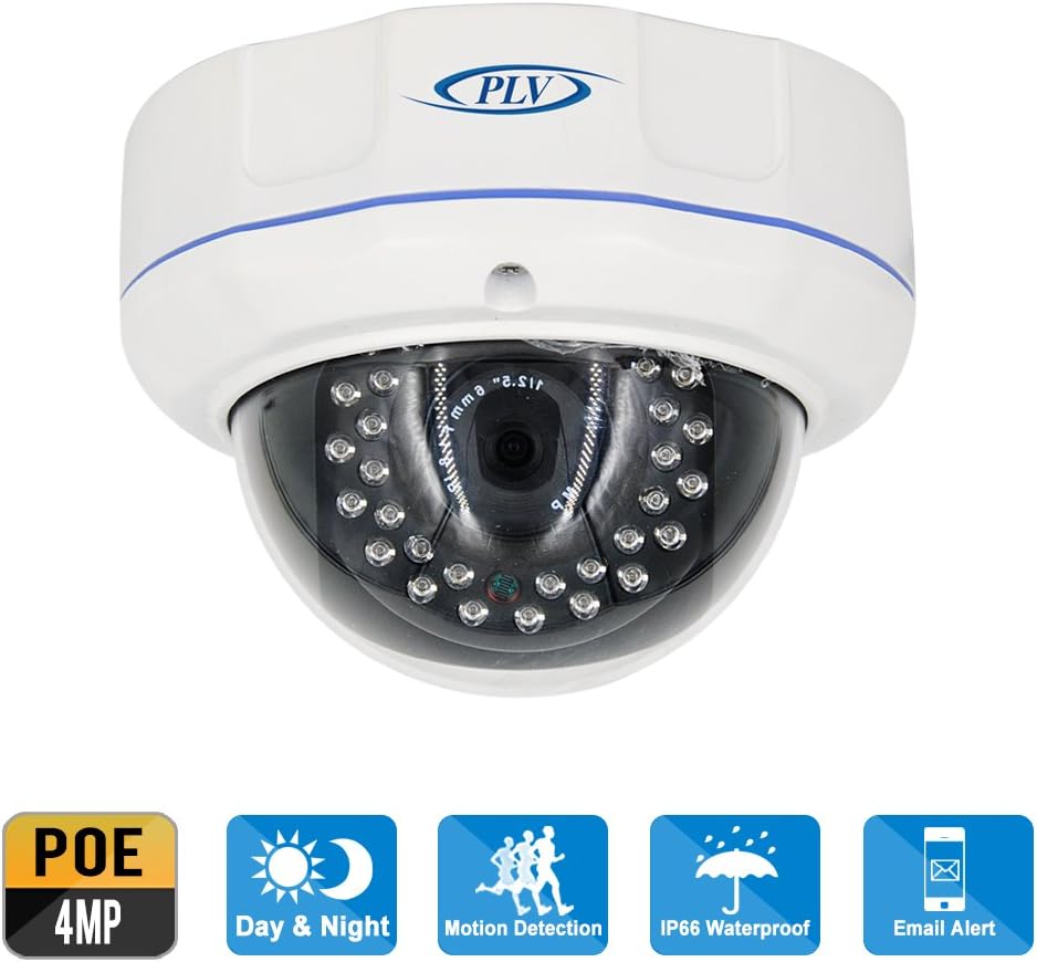 PLV 4MP 2592x1520 Pixel HD Outdoor Indoor Network POE Power Over