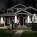 Solar Lights Outdoor, Litom 16 LEDs Super Bright Wireless Solar Powered Light with High Sensitivity Motion Sensor and Great Waterproof for Patio Garden Driveway