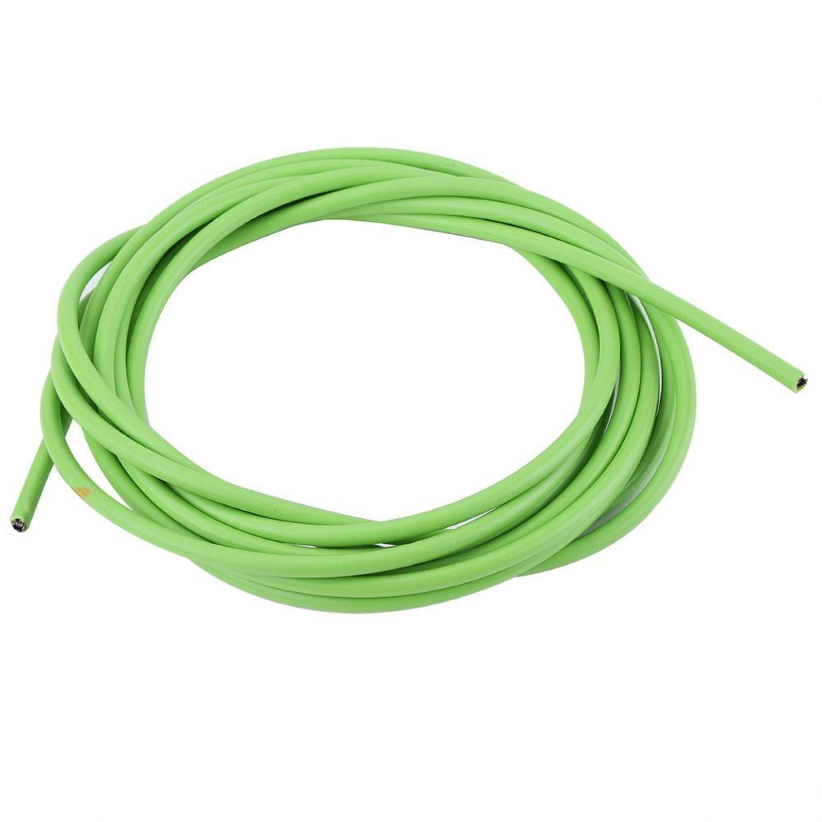 Keenso 4mm Bicycle Shifting Cable, Bicycle Brake Cable Hose Bicycle Brake Wires for Road Bikes (Green) Riding