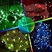 Flashing Led Battery Powered String Lights, Twinkle Led Lights Color Changing Fairy Lights for Bedroom Firefly Fairy String Lights Flashing Remote Control Waterproof 13 Colors 16 ft 50 leds