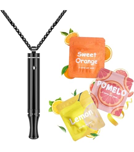 Amazon.com: LAMKHOO Breathing Necklace to Quit Smoking and Vaping with  Refillable Mint Pods Stop Smoking Aids Fidget Necklace for Anxiety Relief  Smokeless Inhaler for Adults (Gold) : Health & Household