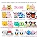 ZAHIUS Airpods Silicone Case Cool Cover Compatible for Apple Airpods 1&2 [Cartoon Series][Designed for Kids Girl and Boys] (Winnie)
