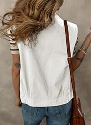 Dokotoo Fall Vests for Women 2025 Fashion Turn-down