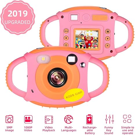 Enfants Camera Appareil Photo Enfants 1080p Hd 5mp Appareil Photo