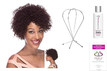 Amazon Com Keona 100 Human Hair Kinky Curl Sytle Wig By Sepia