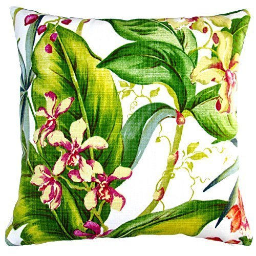 Amazon Com Artisan Pillows Indoor Outdoor 18 Inch Hawaiian