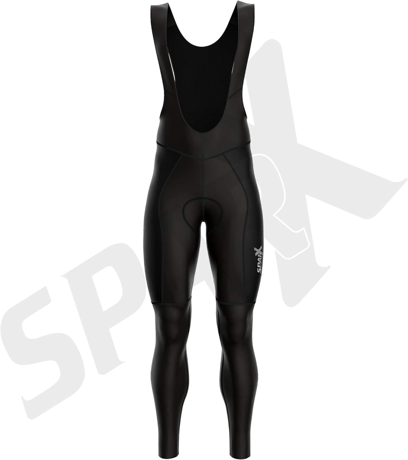 Sparx Men Winter Cycling Thermal Roubaix Bib Tights Padded Bib Pants High Viz Bike Leggings: Clothing