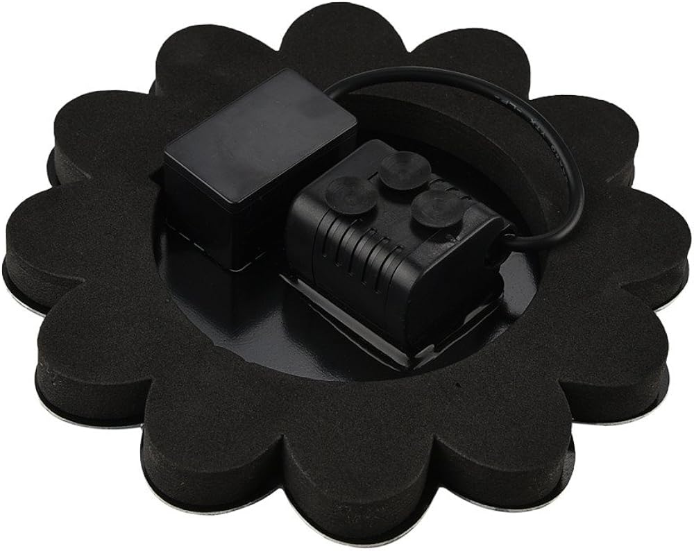 Solar Springbrunnen, Solar Teichpumpe Wasserpumpe mit 4 Düse Solarbrunnen Solar Schwimmender Fontäne Pumpe für Vogelbad Aquarium Teich Garten Pool