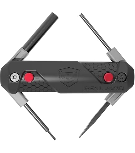 Kitvance High Precision Sight Pusher Tool – Rotatable Sight Prong – Front & Rear – Gold