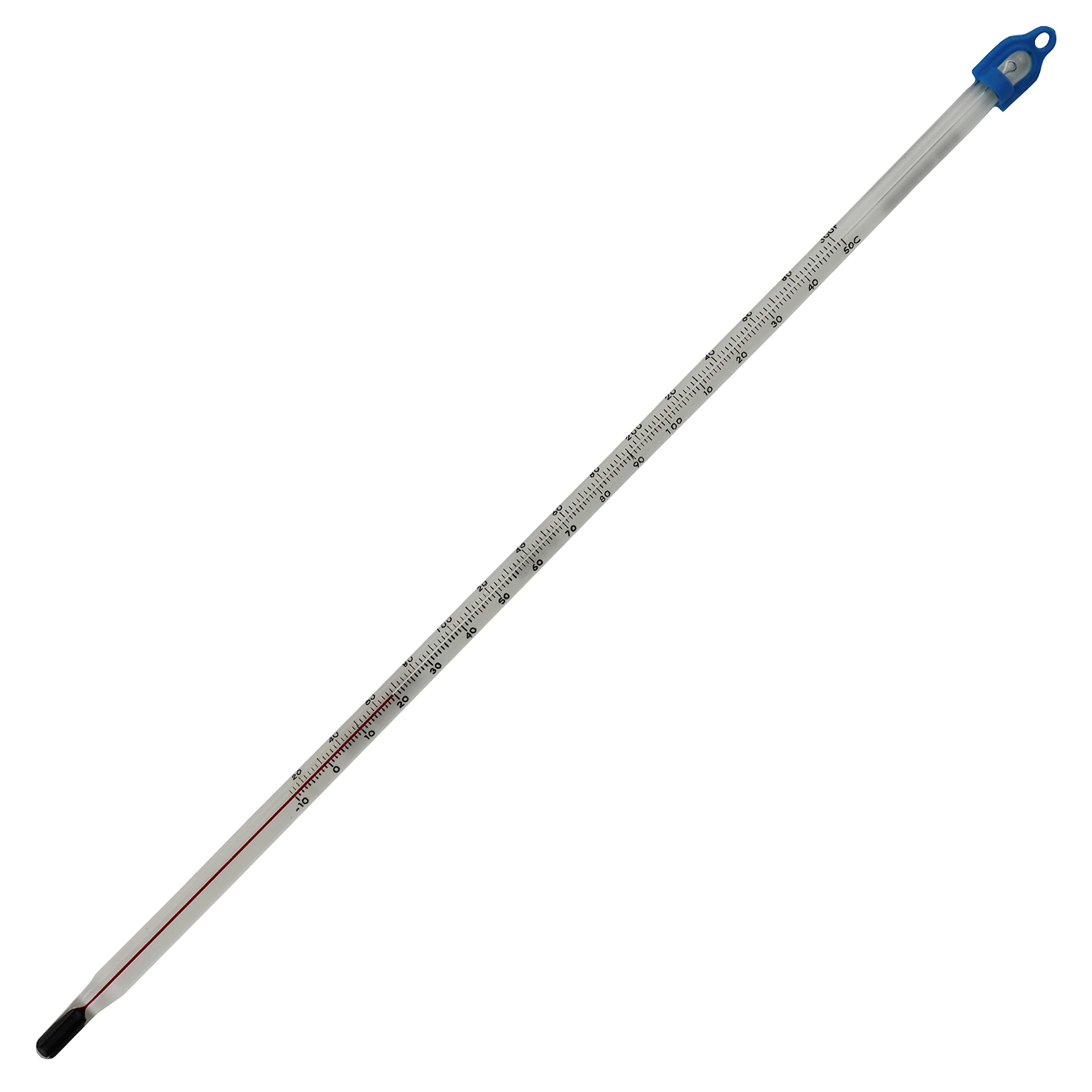 Glass Thermometer -10 to +150C 300 mm Lab & Scientific Products for Measuring Water Liquid Home Brew Wine and Beer or for Laboratory Lab Scientific Use