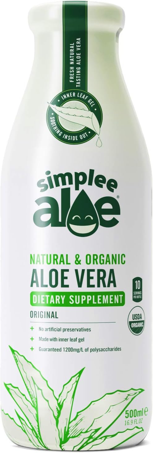 Simplee Aloe Health Supplement - Plain Simplee Aloe Aloe Vera juice - 500ml (PACK OF 1), 500 ml (Pack of 1)