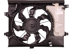 TORCIA Replacement Cooling Fan Extra Silent for 2012-2019 Kia Soul 1.6L/2.0L W/Resistor | OE No. 253802K600 | Partslink No. KI3115134