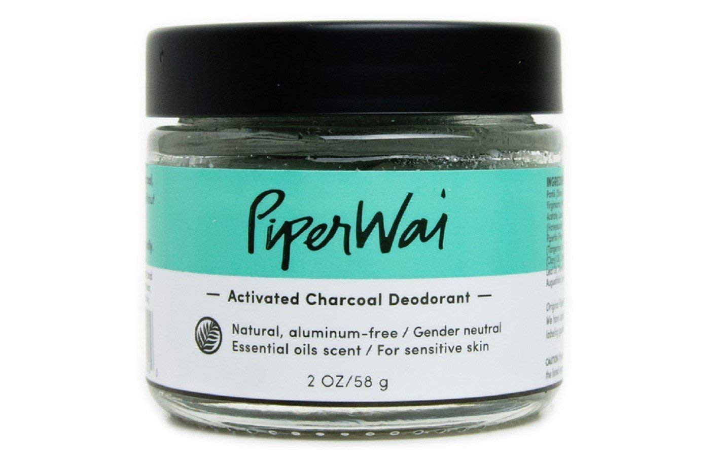 PiperWai Natural Deodorant Jar, 2 Ounce