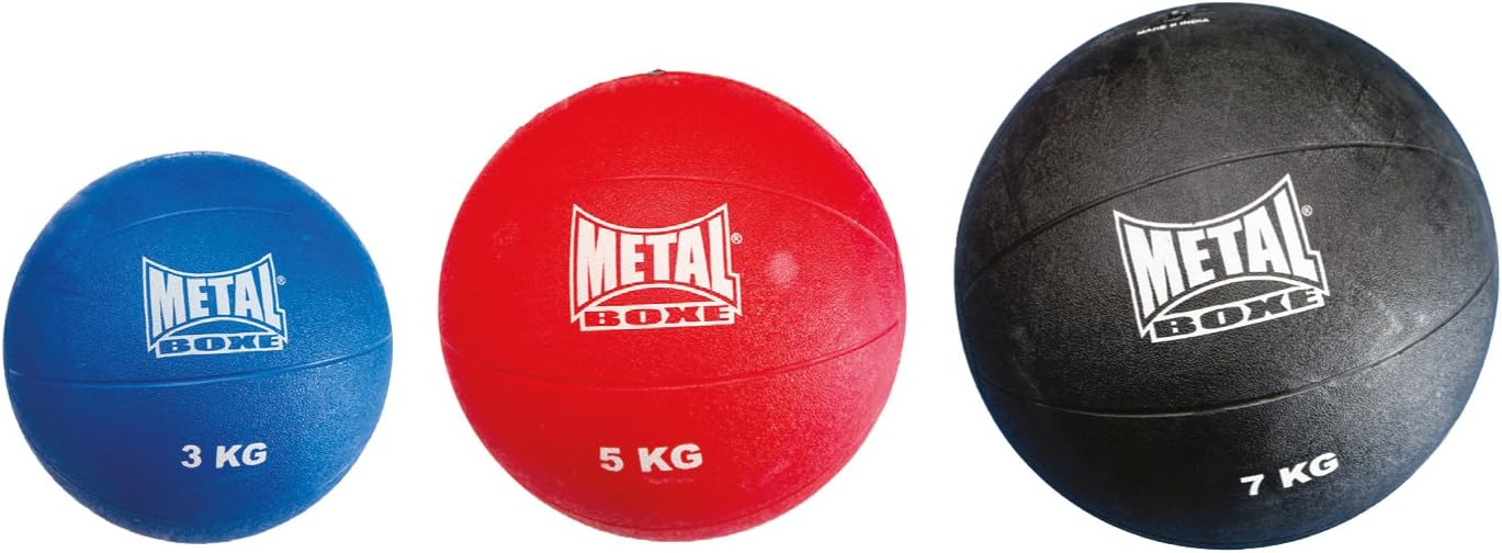 Mixed Metal Boxing Rubber Medicine Ball Inflates, unisex, AC8610