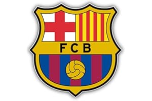 MM STICKER Barcelona FC Spain Soccer Football Vinyl Decal Sticker Car Decal Bumper Sticker for Use on Laptops Windowson Water Bottles Laptops Windows Scrapbook Luggage Lockers Cars Trucks