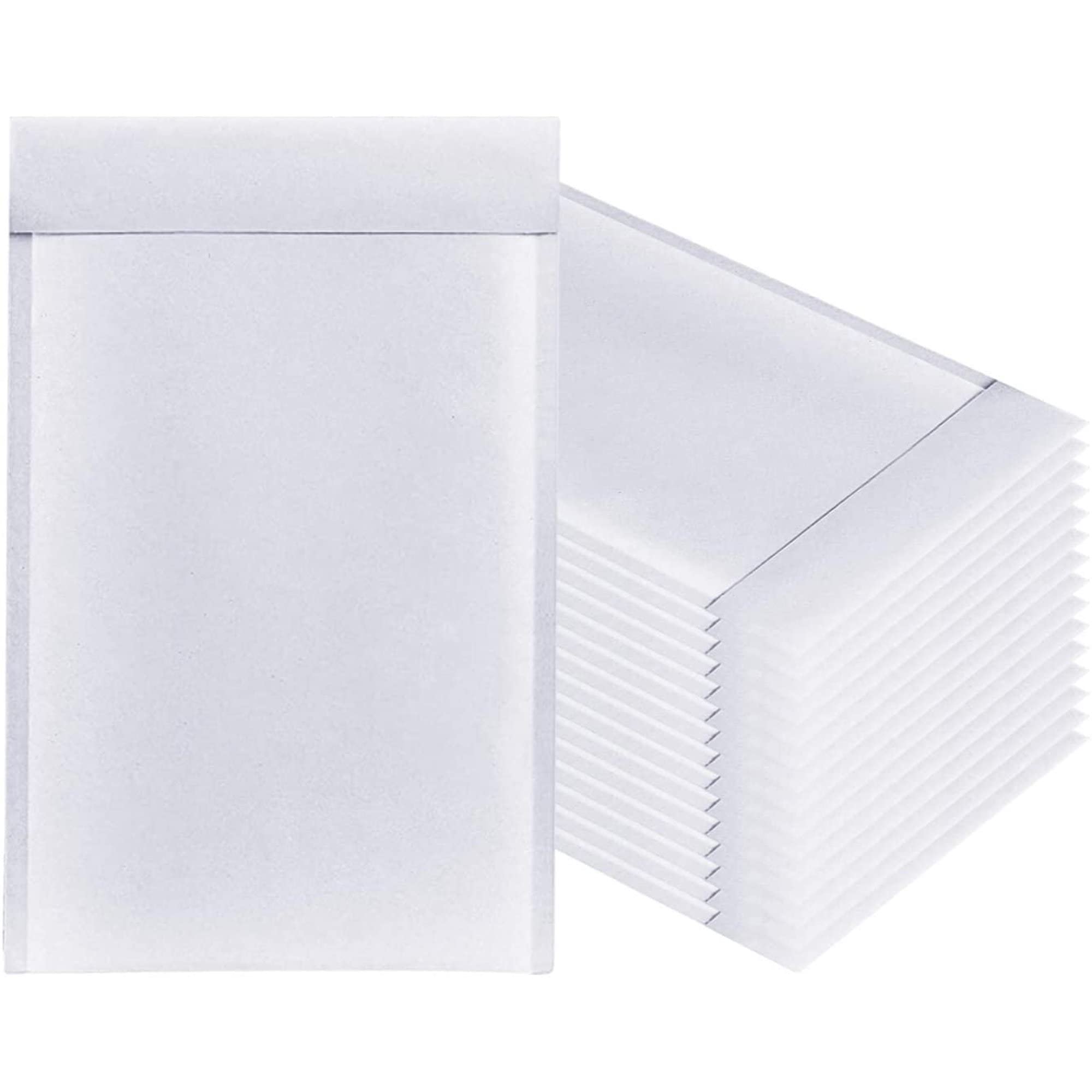 NaXew Padded Envelopes A4, with Easy Tear Strip Peel + Seal Bubble Mailer Bags Postal Wrap Envelope Cushioned Protective Packaging 220 x 340 mm (White A4, 10pcs)