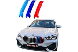 VaisbyTown Automotive Grill Inserts for BMW X1 F48 2020-2022 7-Beam LCI Model, Front Grille Accessories