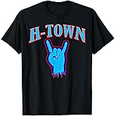 Classic Houston H-Town Hand Sign for Sport Fans of Houston T-Shirt