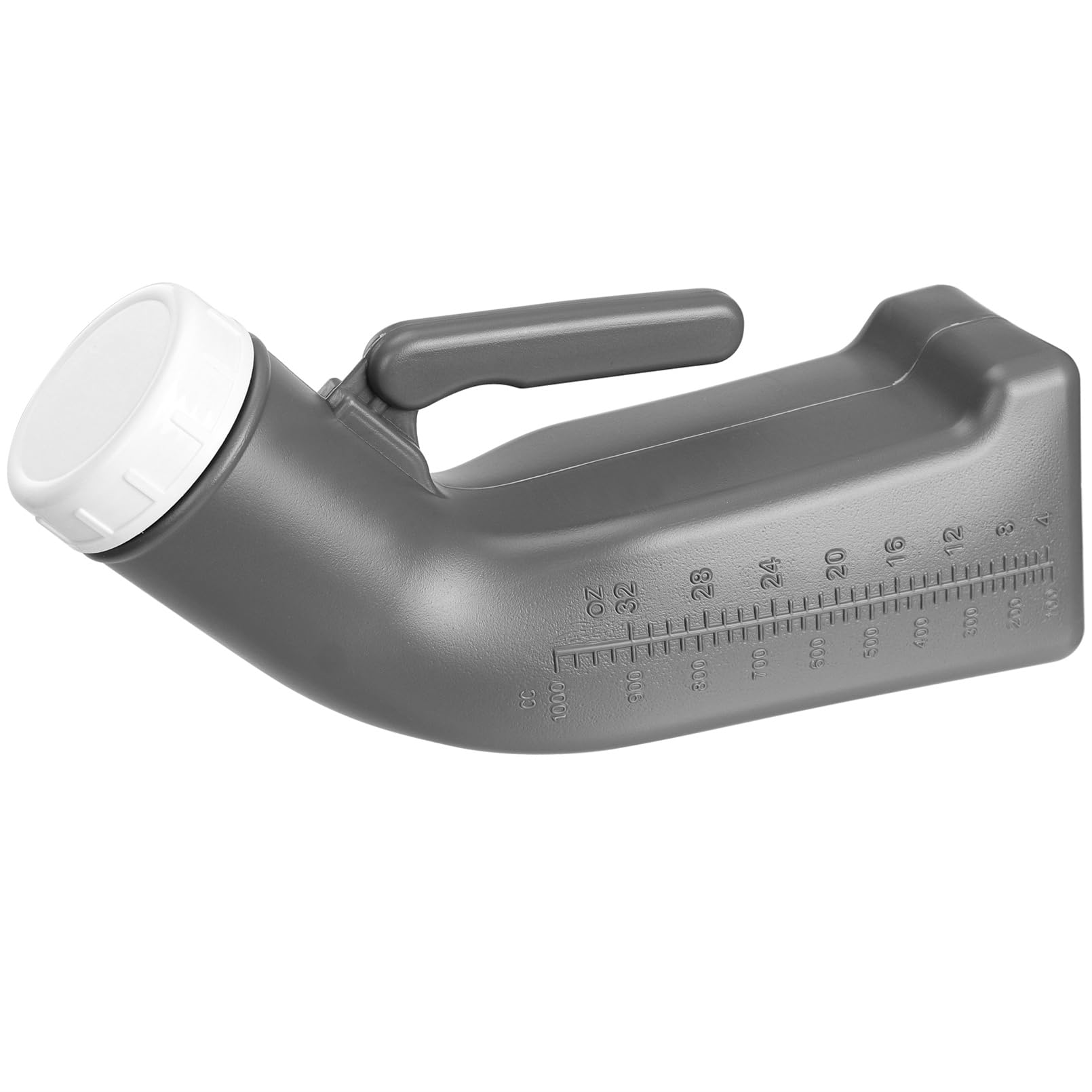 Male Urinals, Portable Urinal Toilet 1L Plastic Pee Bottle Leakproof Urine Bottles with Lid Wee Potty for Car Travel Camping Emergency