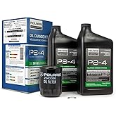Polaris Full Synthetic Oil Change Kit, 2202166, 2 Quarts of PS-4 Engine Oil and 1 Oil Filter