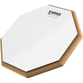 Evans RealFeel Attacktile Drum Practice Pad, 10 Inch | RealFeel practice pads provide realistic stick response, quiet practice, durable construction, and consistent rebound.